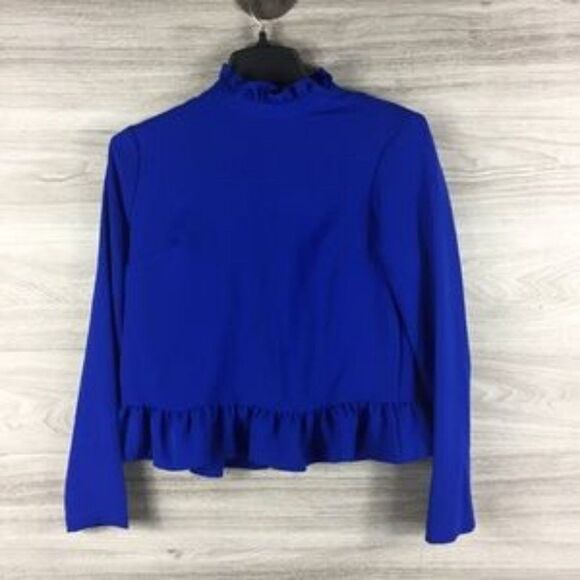 CODEXMODE Ruffle Trim High Neck Blouse size XS - Picture 4 of 8